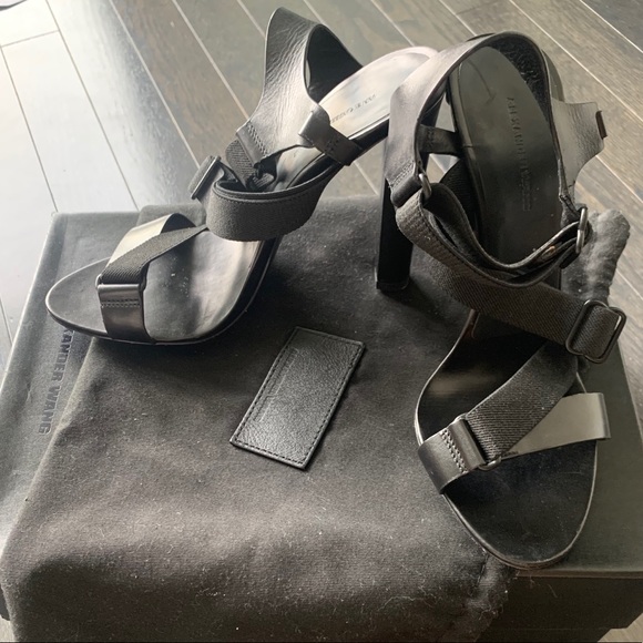 Alexander Wang Black Cintia Strappy Sandals EU 37 - Picture 4 of 9